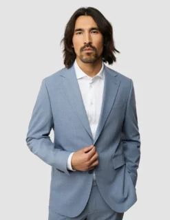 Tech Wool Suit Light Blue