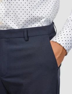 Tech Wool Suit Pants Regular Navy