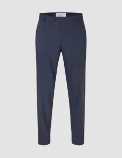 Tech Wool Suit Pants Regular Navy