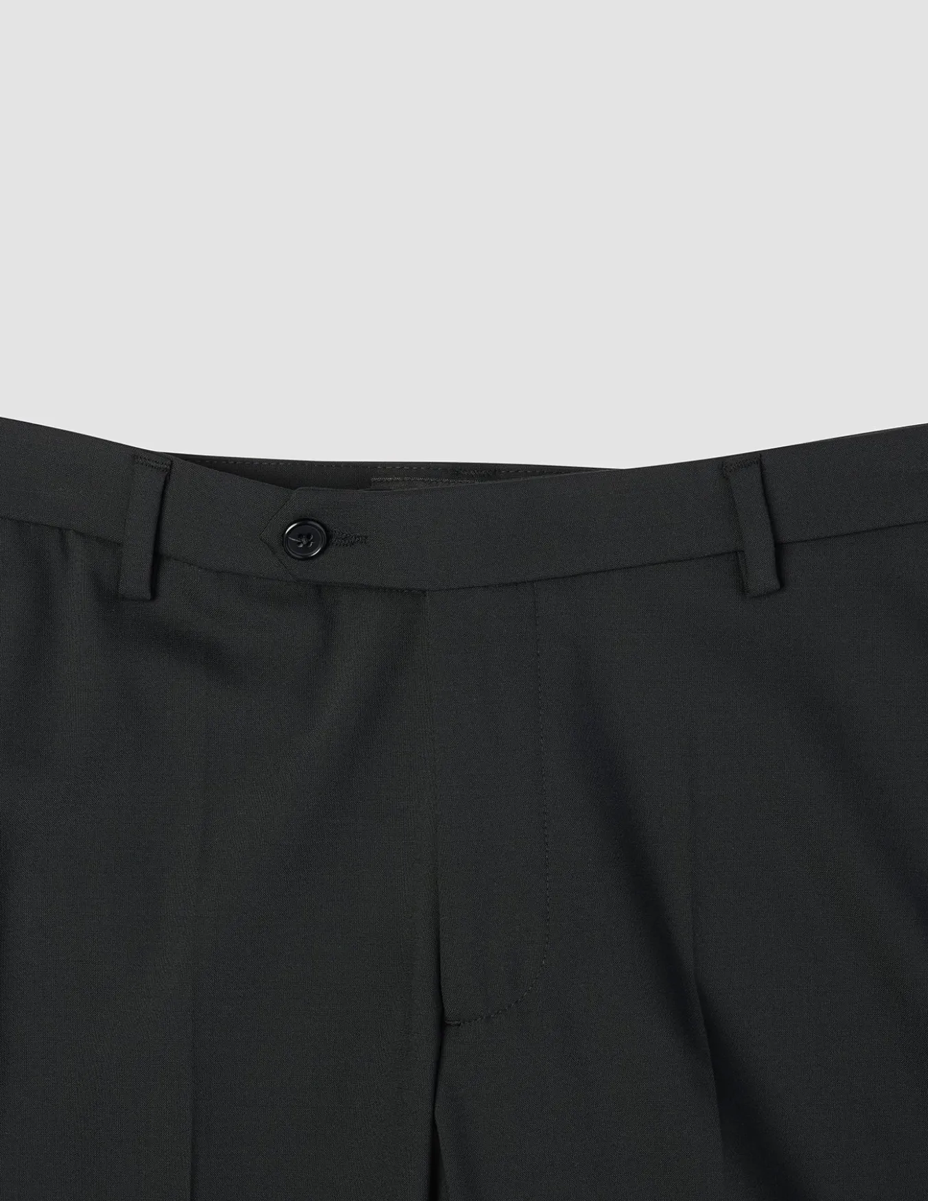 Tech Wool Suit Pants Relaxed Fit Black