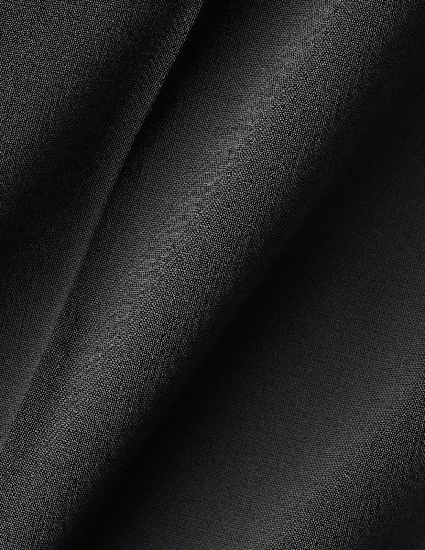 Tech Wool Suit Pants Relaxed Fit Black