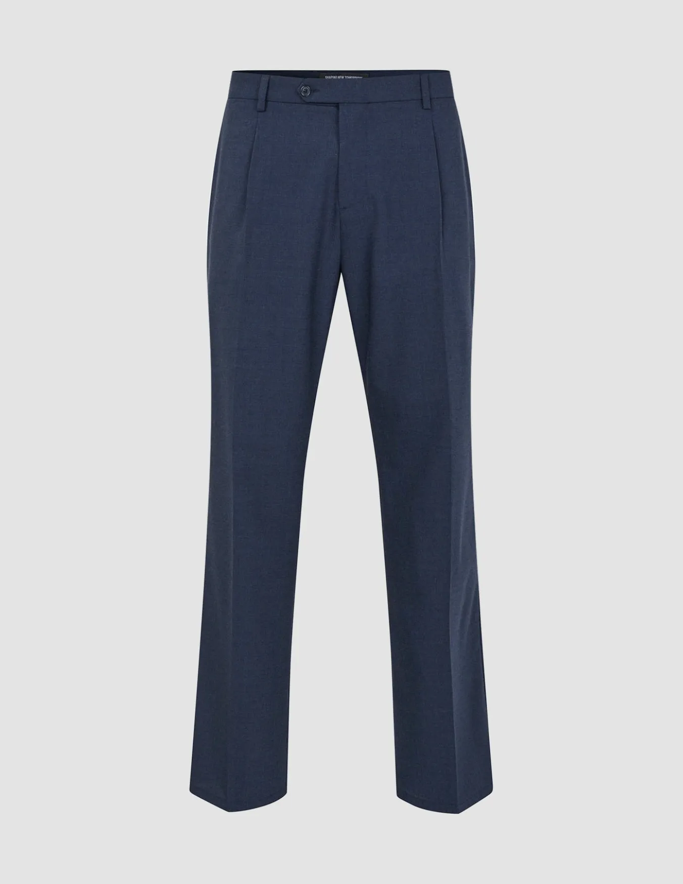 Tech Wool Suit Pants Relaxed Fit Navy