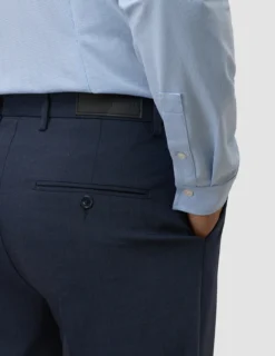 Tech Wool Suit Pants Relaxed Fit Navy