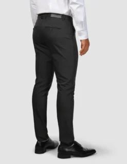 Tech Wool Suit Pants Slim Black