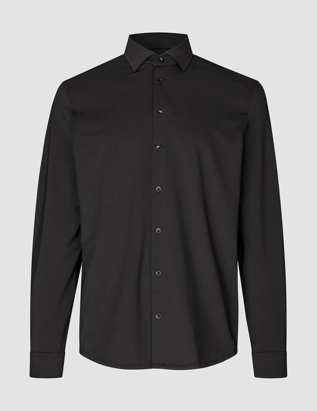 Travel Shirt Black Regular