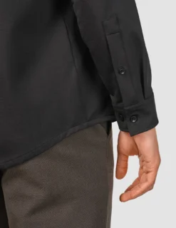 Travel Shirt Black Regular