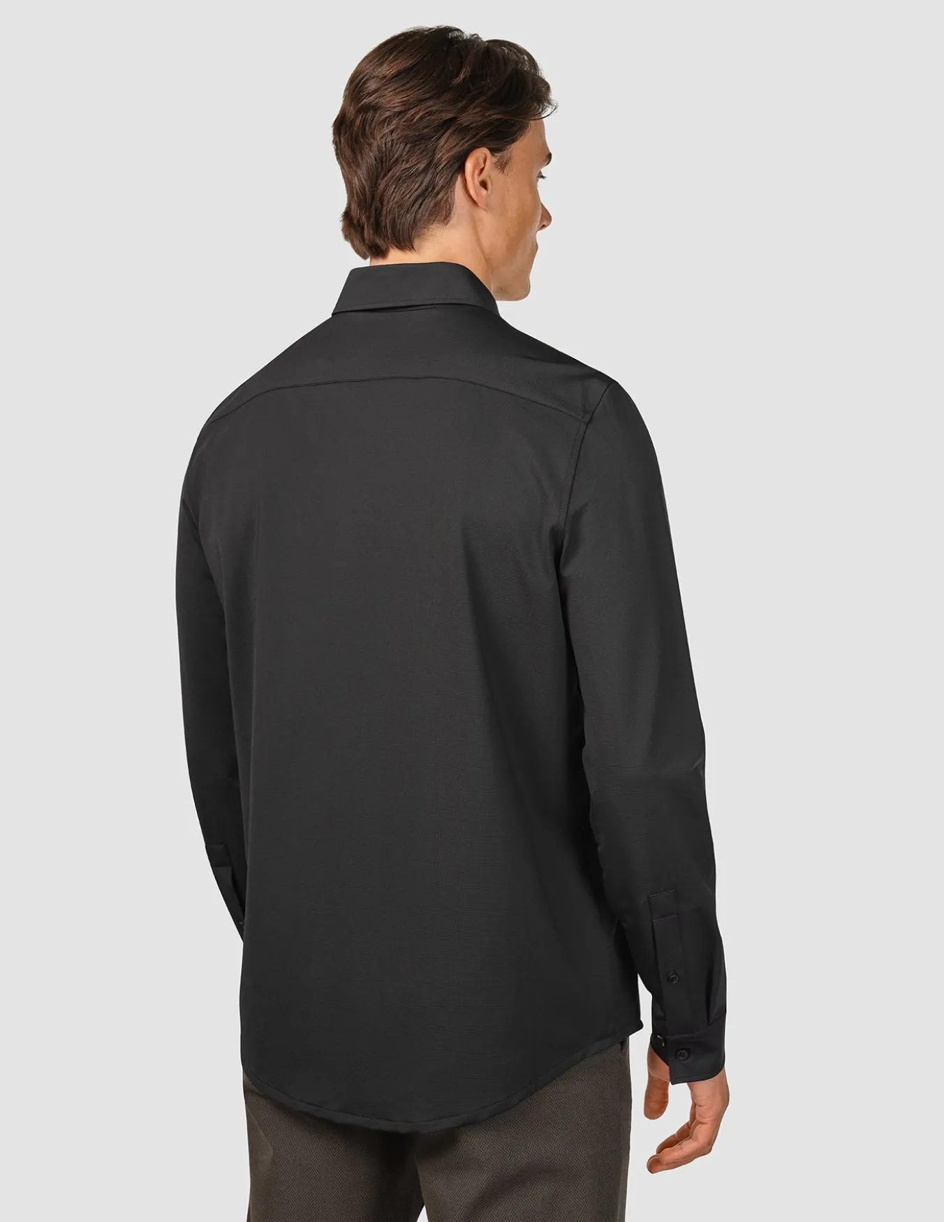 Travel Shirt Black Regular