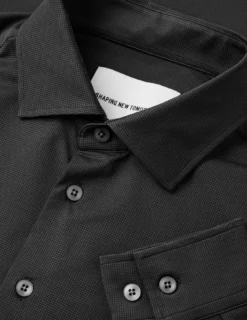 Travel Shirt Black Slim