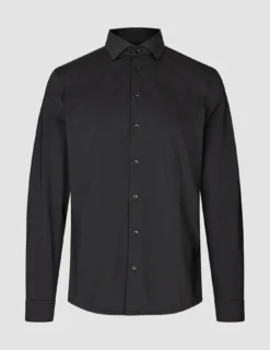 Travel Shirt Black Slim