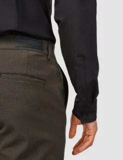 Travel Shirt Black Slim
