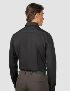 Travel Shirt Black Slim