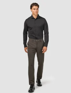 Travel Shirt Black Slim