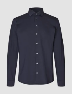 Travel Shirt Dark Navy Slim