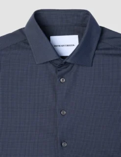 Travel Shirt Dark Navy Slim