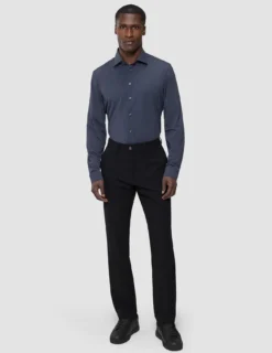 Travel Shirt Dark Navy Slim