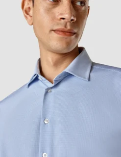 Travel Shirt Light Blue Regular