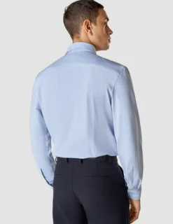 Travel Shirt Light Blue Regular