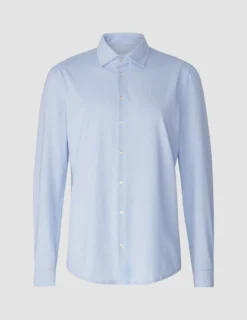 Travel Shirt Light Blue Slim