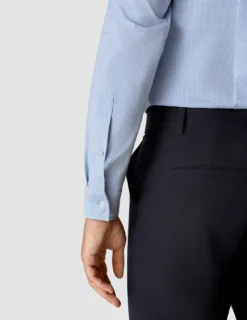 Travel Shirt Light Blue Slim