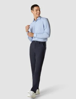 Travel Shirt Light Blue Slim
