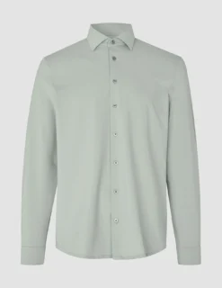 Travel Shirt Mint Grey Regular
