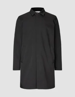 Waterproof Trench Coat Black