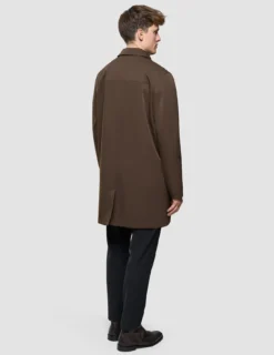 Waterproof Trench Coat Dark Brown