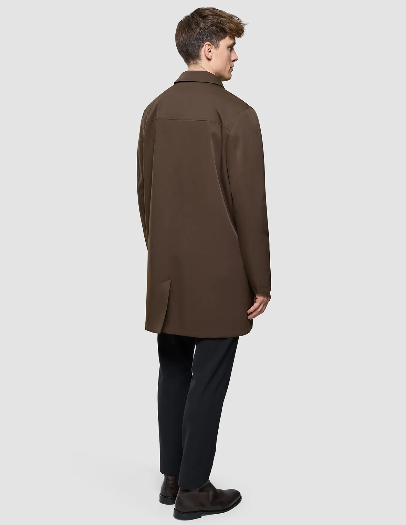 Waterproof Trench Coat Dark Brown