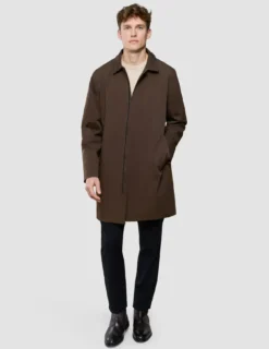 Waterproof Trench Coat Dark Brown