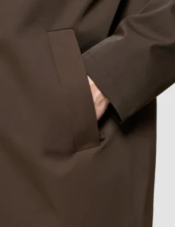Waterproof Trench Coat Dark Brown
