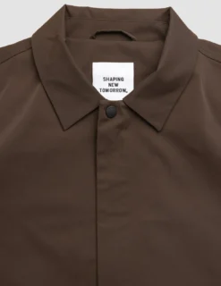 Waterproof Trench Coat Dark Brown