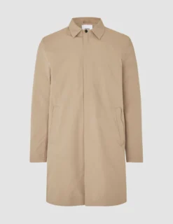 Waterproof Trench Coat Sand Grain
