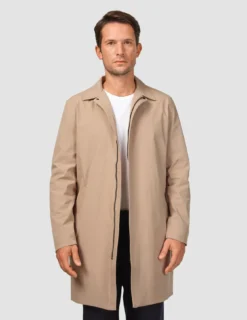 Waterproof Trench Coat Sand Grain