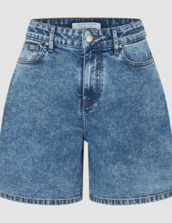 Women Classic Denim Shorts Snow Blue Wash