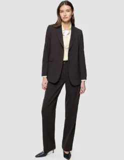 Women Ease Blazer Mocha Melange