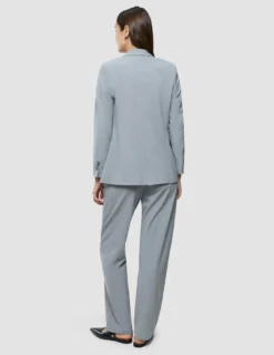 Women Ease Blazer Steel Melange