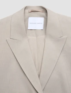 Women Ease Blazer Vanilla Melange
