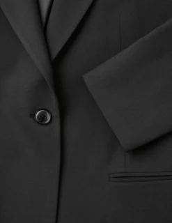Women Ease Fitted Blazer Black