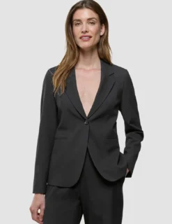 Women Ease Fitted Blazer Black