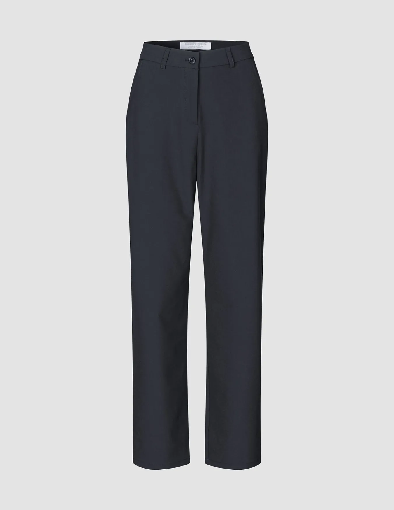 Women Ease Pants Straight Black