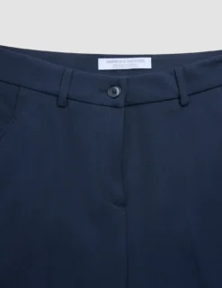 Women Ease Pants Straight Blue Nights
