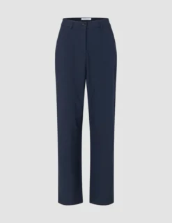 Women Ease Pants Straight Blue Nights