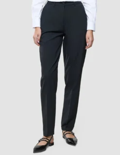 Women Ease Pants Tapered Black