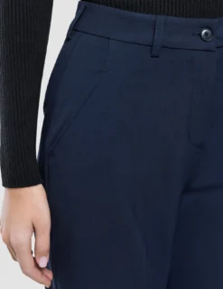 Women Ease Pants Tapered Blue Nights
