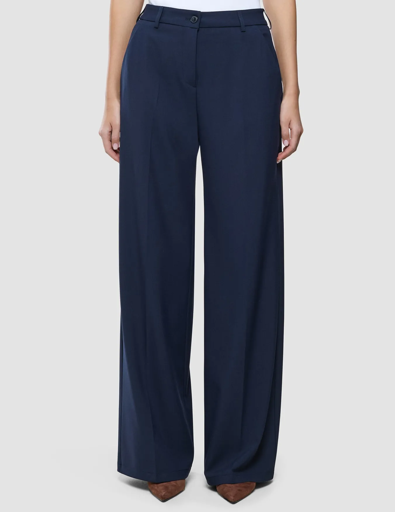 Women Ease Pants Wide Blue Nights