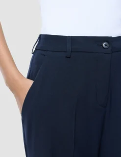 Women Ease Pants Wide Blue Nights