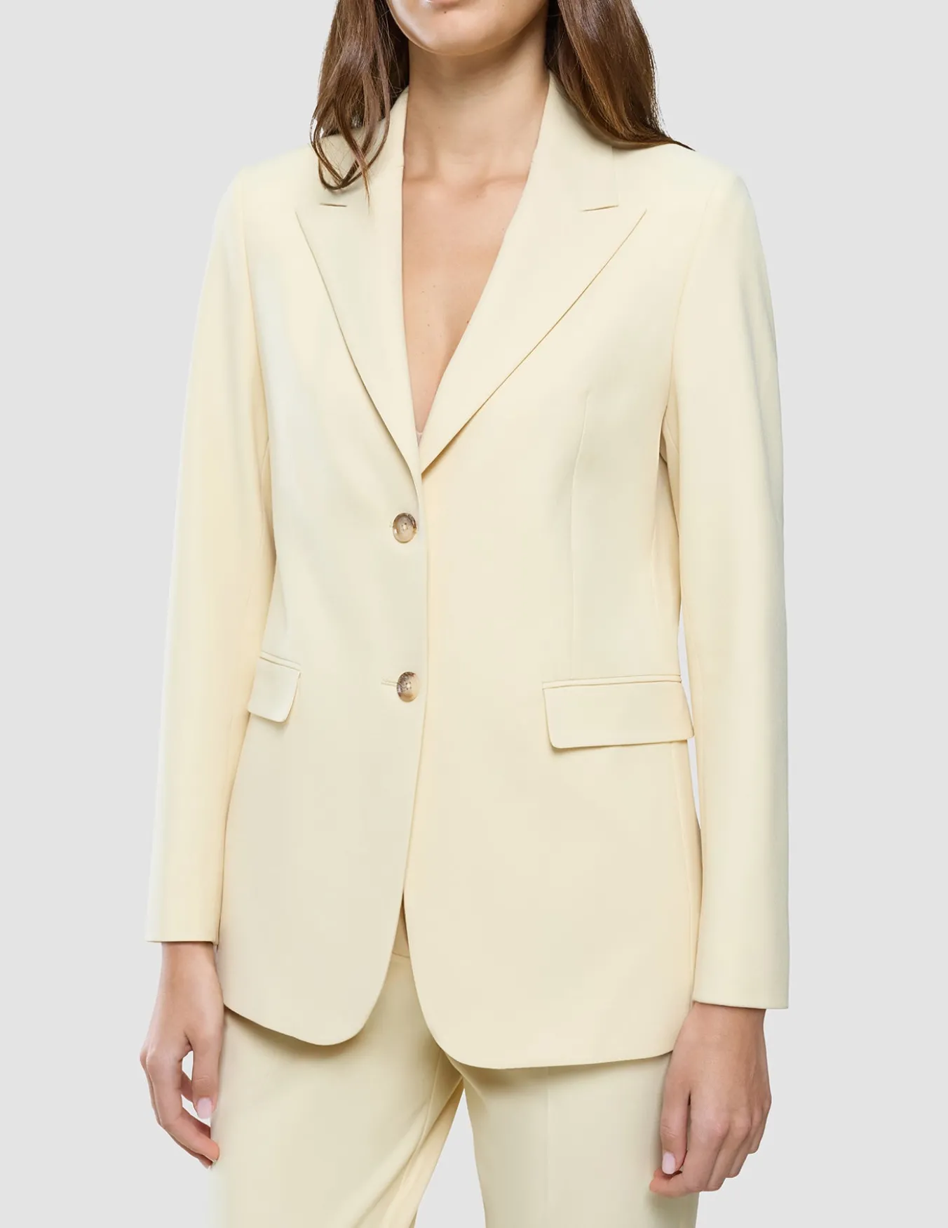 Women Essential Blazer Misty Yellow