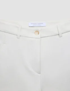Women Essential Pants Wide Off White