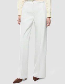 Women Essential Pants Wide Off White