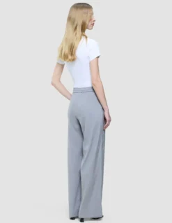 Women Linen Pants Relaxed Stone Grey